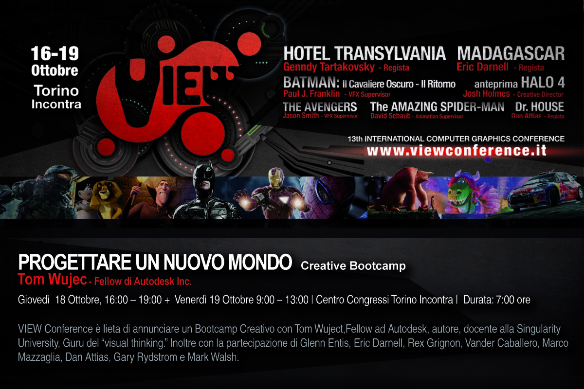 VIEW CONFERENCE | Torino, 16-19 ottobre